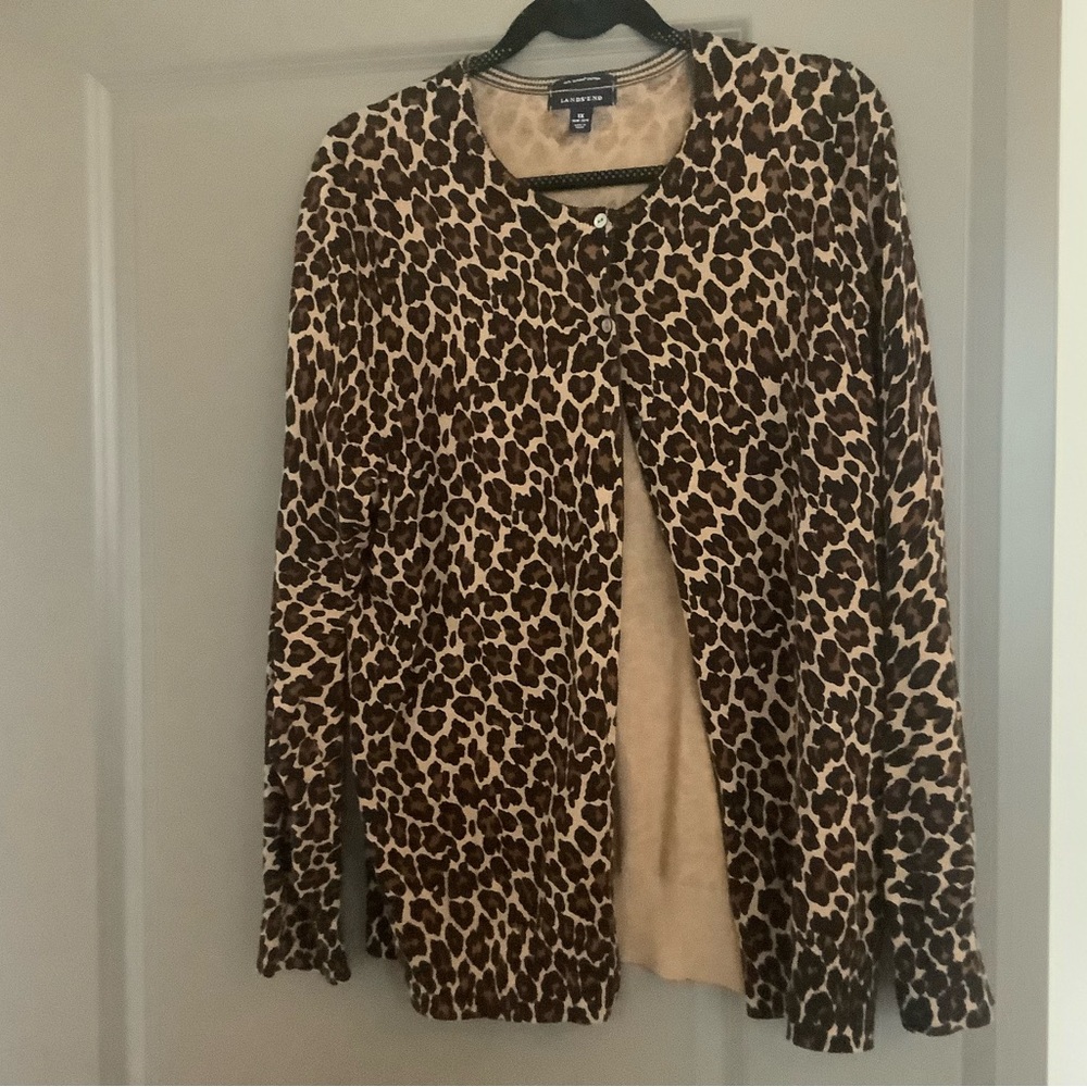 Land’s End Cardigan Sweater in size 1X